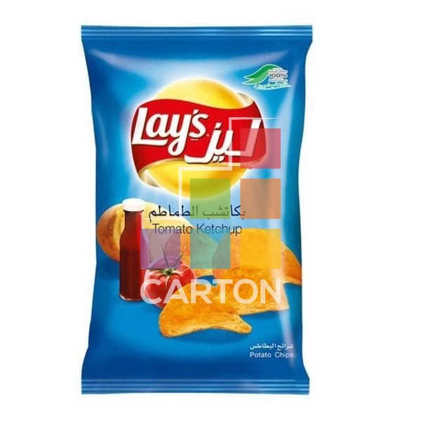 LAYS CHIPS TOMATO KETCHUP 5*14*23GM